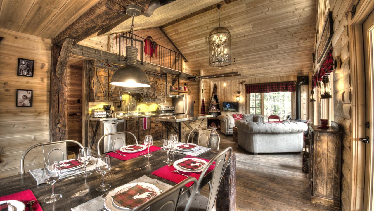 Le Bivouac - Les Chalets Spa Canada ลามัลแบ ภายนอก รูปภาพ