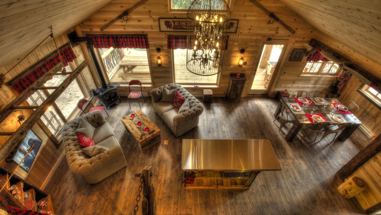 Le Bivouac - Les Chalets Spa Canada ลามัลแบ ภายนอก รูปภาพ
