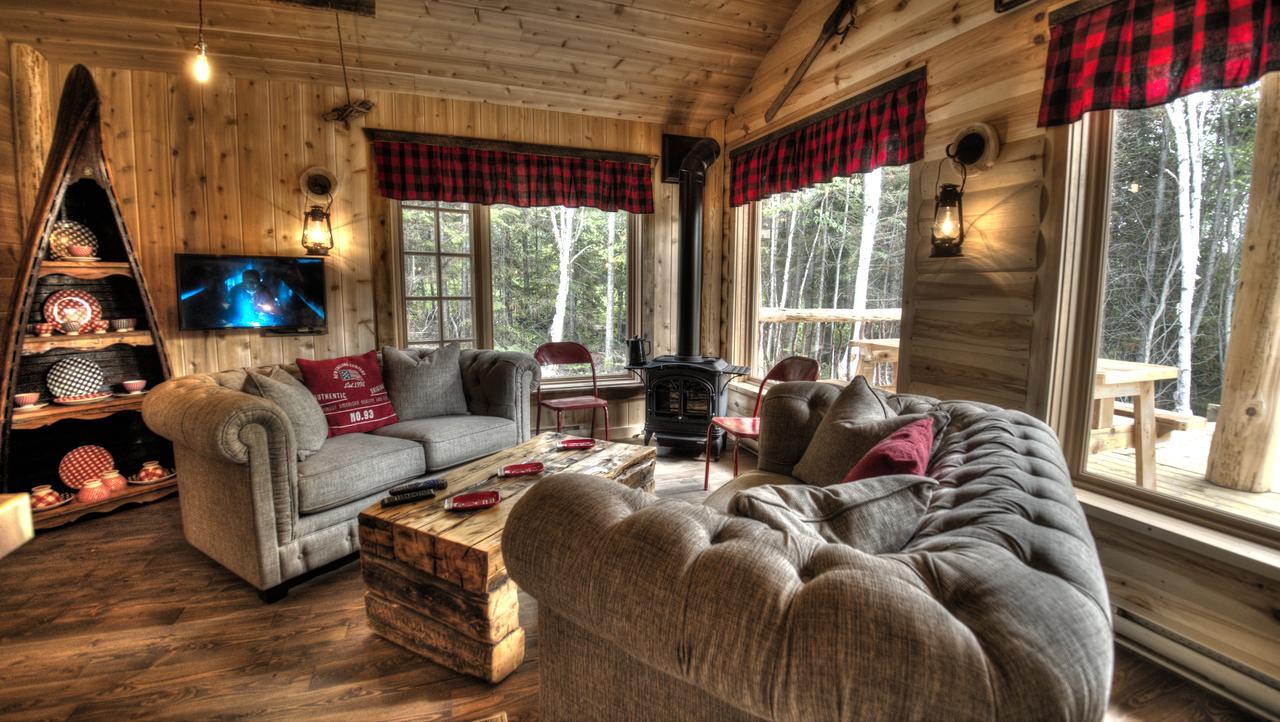 Le Bivouac - Les Chalets Spa Canada ลามัลแบ ภายนอก รูปภาพ