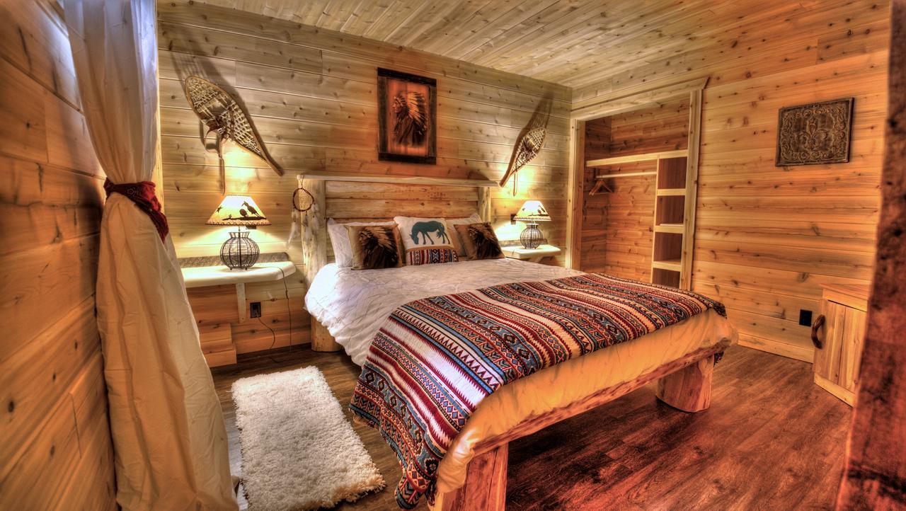 Le Bivouac - Les Chalets Spa Canada ลามัลแบ ภายนอก รูปภาพ