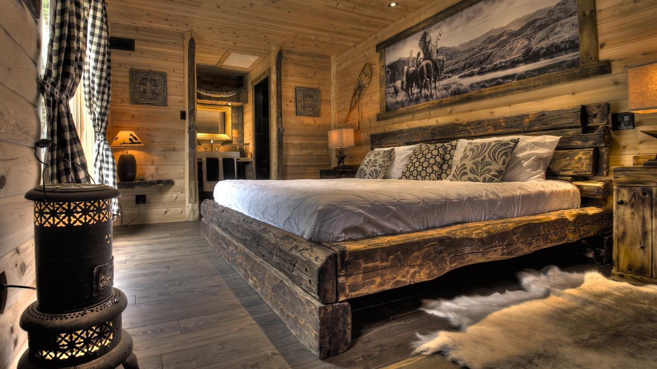 Le Bivouac - Les Chalets Spa Canada ลามัลแบ ภายนอก รูปภาพ