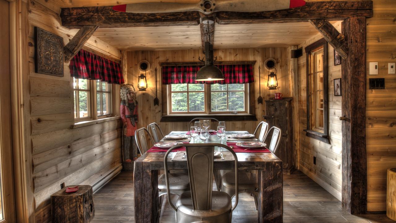 Le Bivouac - Les Chalets Spa Canada ลามัลแบ ภายนอก รูปภาพ